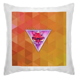 Заказать подушку в Москве. Подушка "ANIMALSWAG II" collection: Fox от Octopuslabel - готовые дизайны и нанесение принтов.