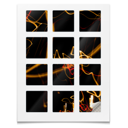 Заказать наклейки в Москве. Наклейки квадратные 5x5 см Наклейки Абстракция от RED'S - готовые дизайны и нанесение принтов.