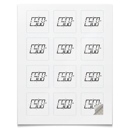 Заказать наклейки в Москве. Наклейки квадратные 5x5 см CS GO 2 от bd-art  - готовые дизайны и нанесение принтов.
