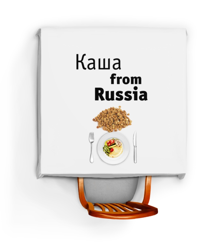 Printio Скатерть квадратная Каша from russia printio футболка классическая каша from russia