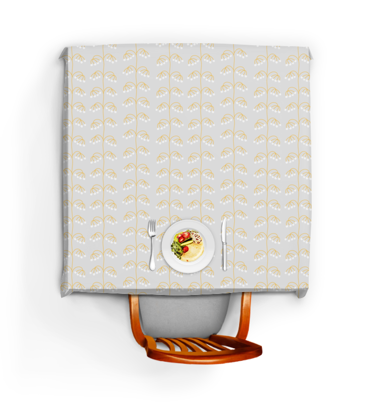 printio шторы в ванную знойный цветок из серии полуденный луг Printio Скатерть квадратная Утро из серии полуденный луг