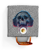 Заказать скатерть в Москве. Скатерть квадратная Skull loves music от Дана Столыпина - готовые дизайны и нанесение принтов.