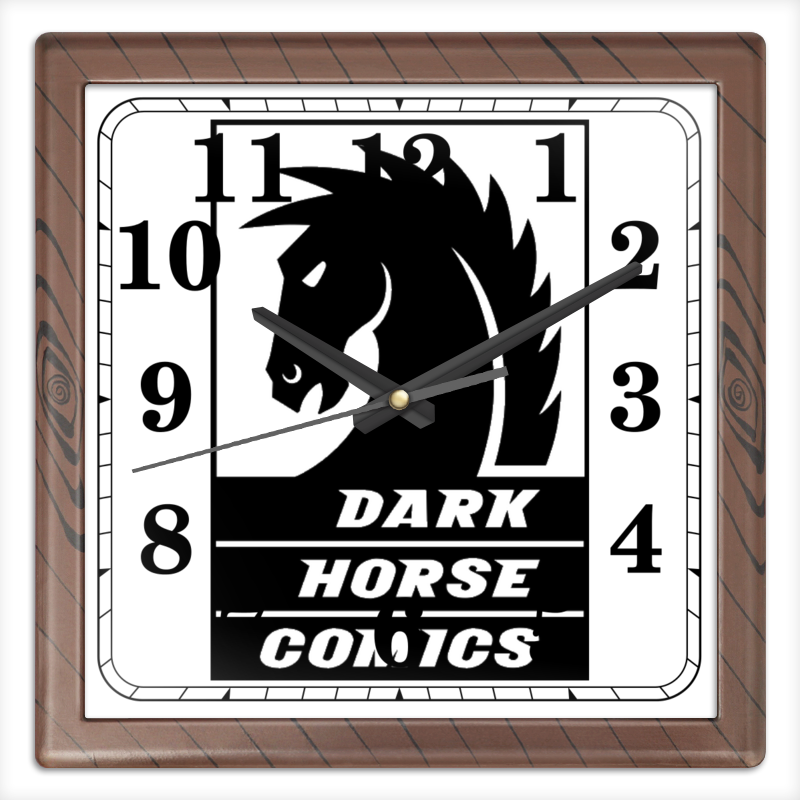 Printio Часы квадратные из пластика (под дерево) Dark horse comics printio часы круглые из дерева dark horse comics
