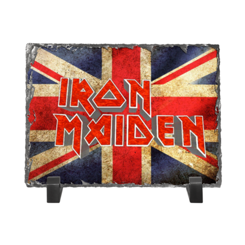 Заказать фото рамку в Москве. Каменная рамка Iron Maiden от Leichenwagen - готовые дизайны и нанесение принтов.