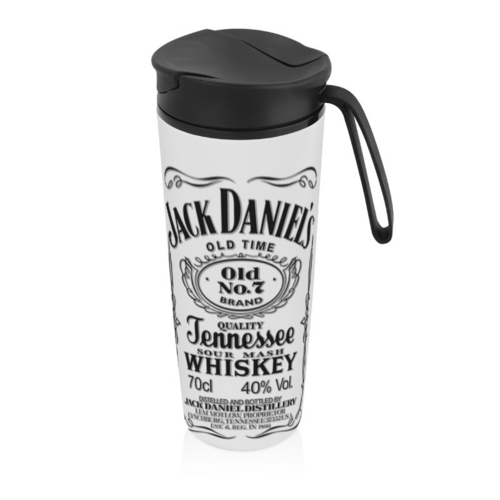 Заказать термосы в Москве. Термокружка на присоске Jack Daniel’s от balden - готовые дизайны и нанесение принтов.