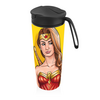 Заказать термосы в Москве. Термокружка на присоске Чудо-женщина / Wonder Woman от Jimmy Flash - готовые дизайны и нанесение принтов.