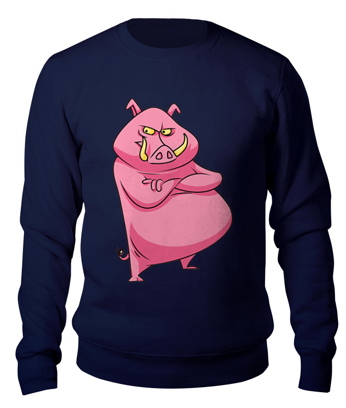 Printio Свитшот унисекс хлопковый Кабанчик