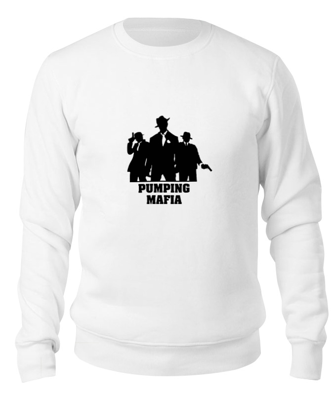 Printio Свитшот унисекс хлопковый Pumping mafia #1 printio футболка классическая pumping mafia 1