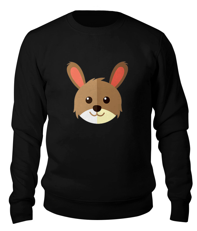 Printio Свитшот унисекс хлопковый Зайчик