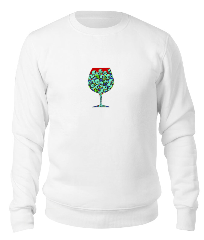 Printio Свитшот унисекс хлопковый Напиток из черепов