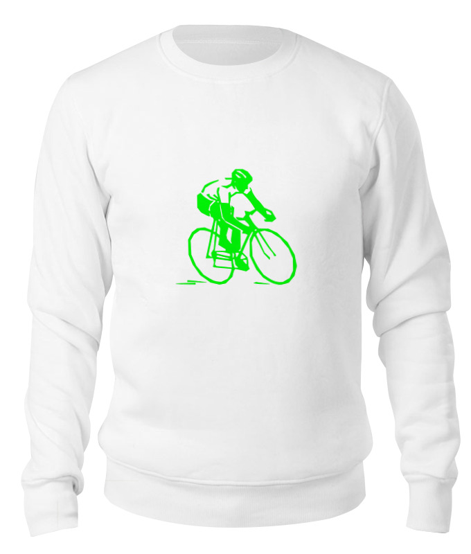Printio Свитшот унисекс хлопковый Велосипедист