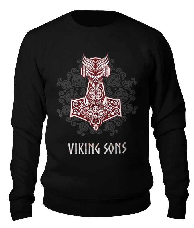 Printio Свитшот унисекс хлопковый Свитшот viking sons