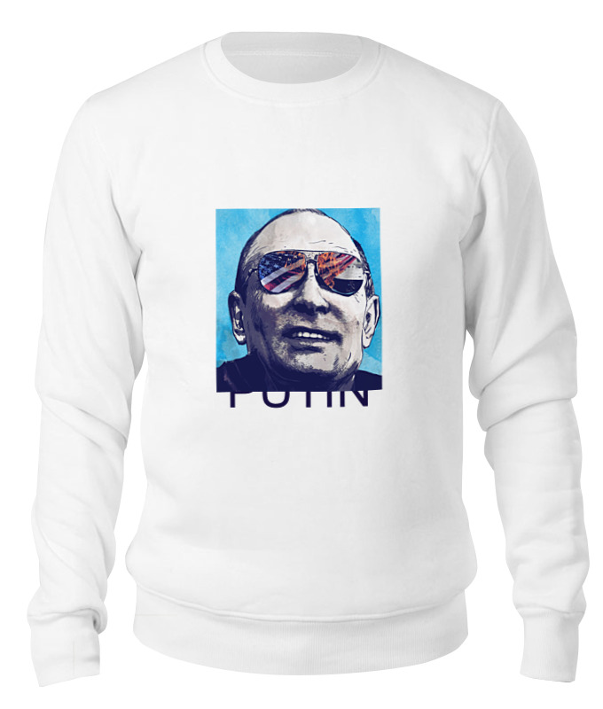 Printio Свитшот унисекс хлопковый Путин цена и фото