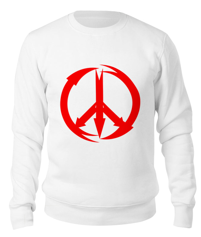 Printio Свитшот унисекс хлопковый Символ мира