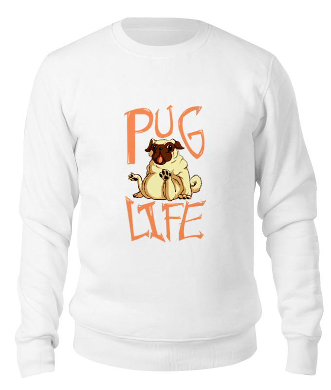 Printio Свитшот унисекс хлопковый Pug life printio свитшот унисекс хлопковый pug life