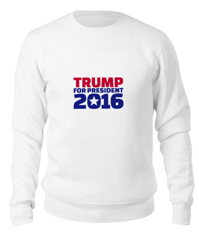 Printio Свитшот унисекс хлопковый Trump for president printio детская футболка классическая унисекс trump for president
