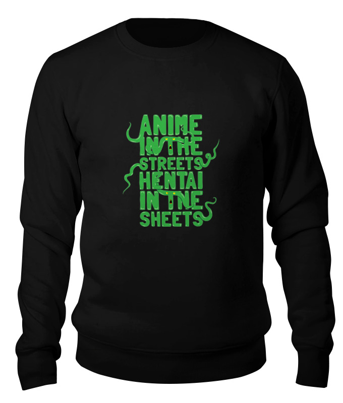 Printio Свитшот унисекс хлопковый Аниме, хентай (anime) printio футболка классическая аниме хентай anime