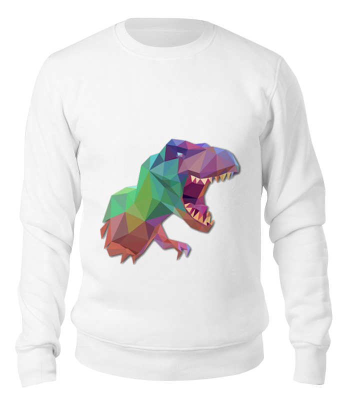 Printio Свитшот унисекс хлопковый Динозавр мужская футболка динозавр тираннозавр саша сашазавр m белый