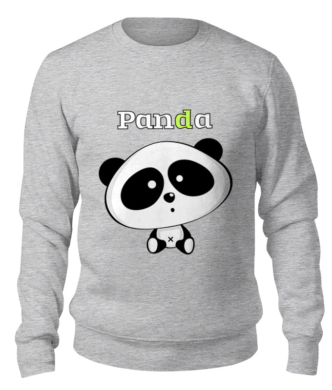 Printio Свитшот унисекс хлопковый Panda