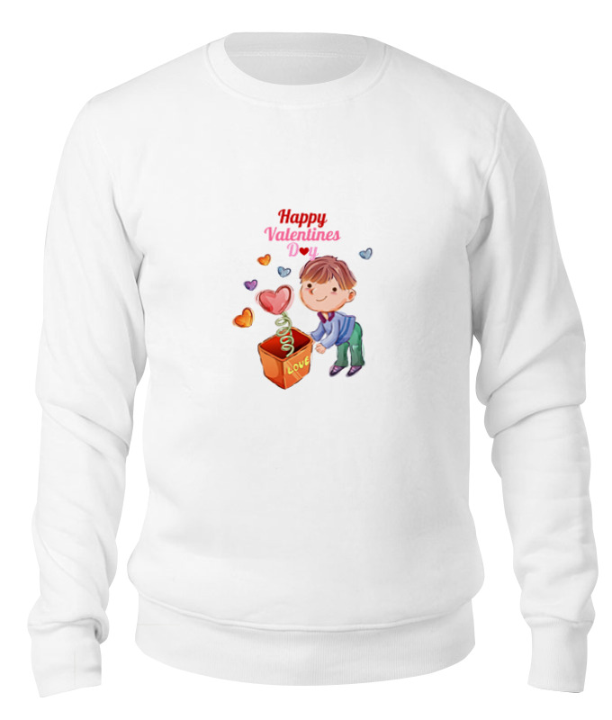 Printio Свитшот унисекс хлопковый Valentine t-shirt 4