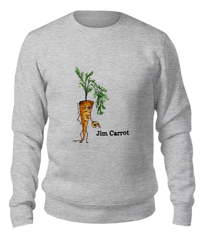 Printio Свитшот унисекс хлопковый Утро c jim carrot (@its_idea_shop) printio толстовка wearcraft premium унисекс утро c jim carrot its idea shop