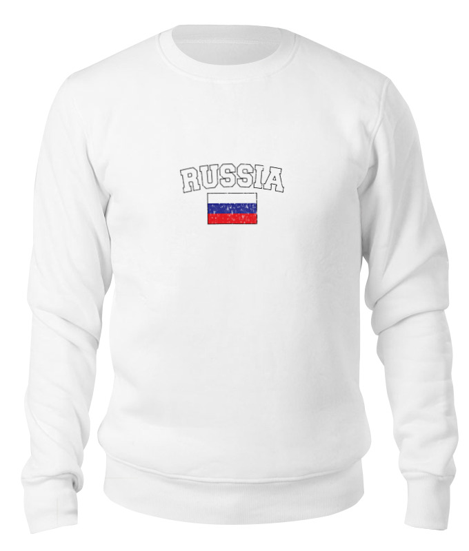 Printio Свитшот унисекс хлопковый Флаг - россия