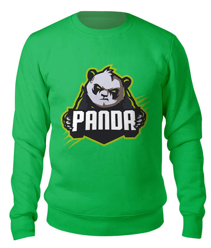 printio свитшот унисекс хлопковый панда пират Printio Свитшот унисекс хлопковый Панда