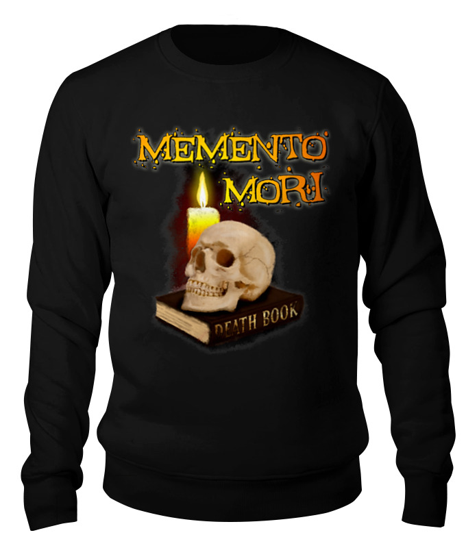 цена Printio Свитшот унисекс хлопковый Memento mori. помни о смерти.