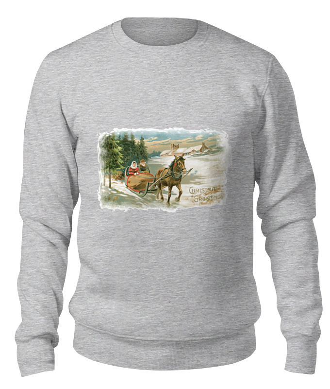 Printio Свитшот унисекс хлопковый Салазки