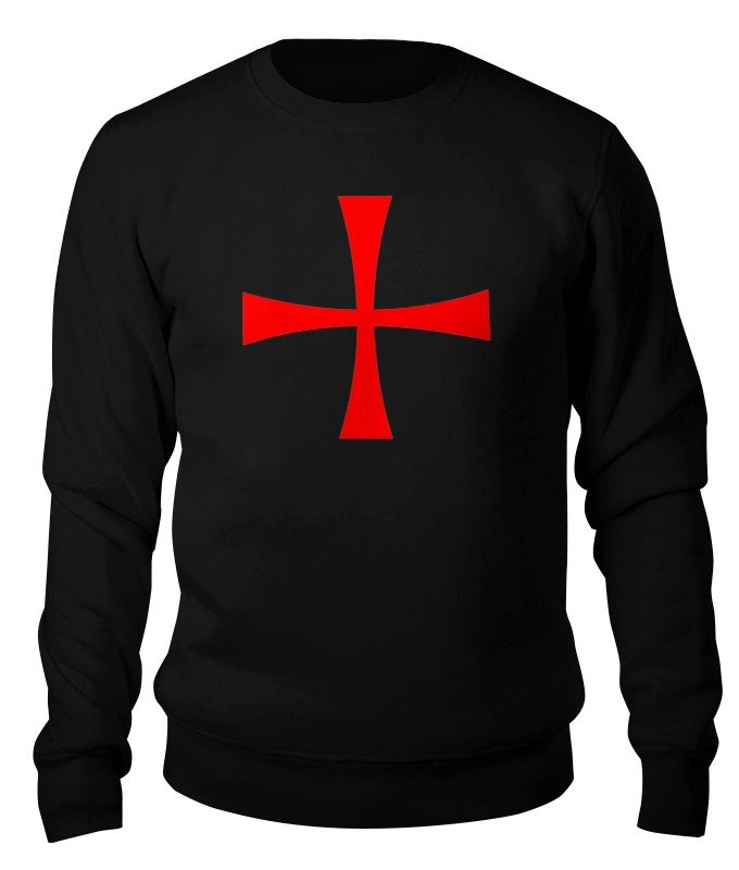 Printio Свитшот унисекс хлопковый Крест красный
