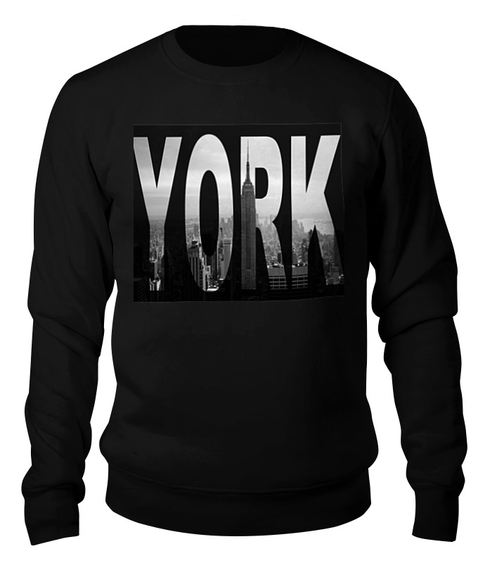 Printio Свитшот унисекс хлопковый Мужской свитшот york