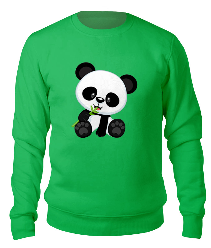 цена Printio Свитшот унисекс хлопковый Милая панда