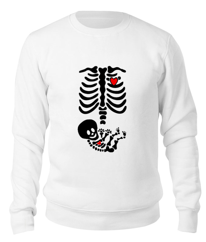 Printio Свитшот унисекс хлопковый Скелет в скелете printio детская футболка классическая унисекс скелет в скелете