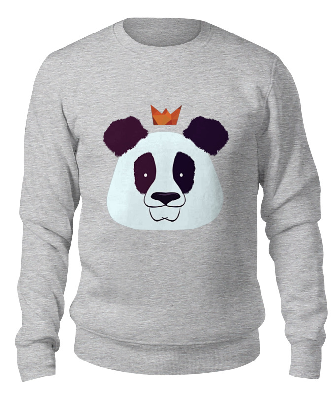 цена Printio Свитшот унисекс хлопковый Король панда