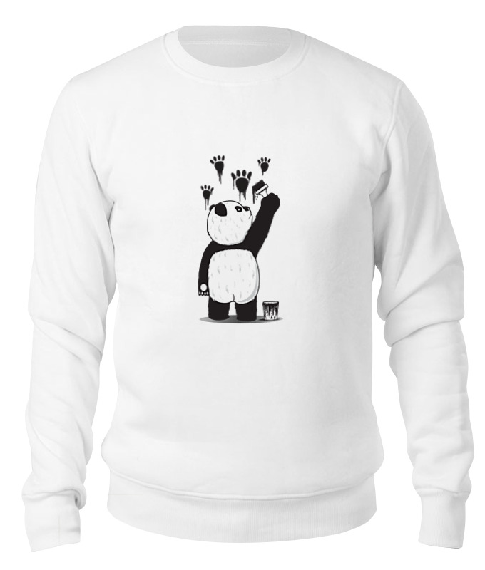 Printio Свитшот унисекс хлопковый Панда вандал