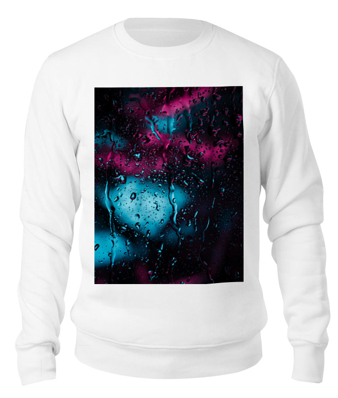Printio Свитшот унисекс хлопковый Дождь