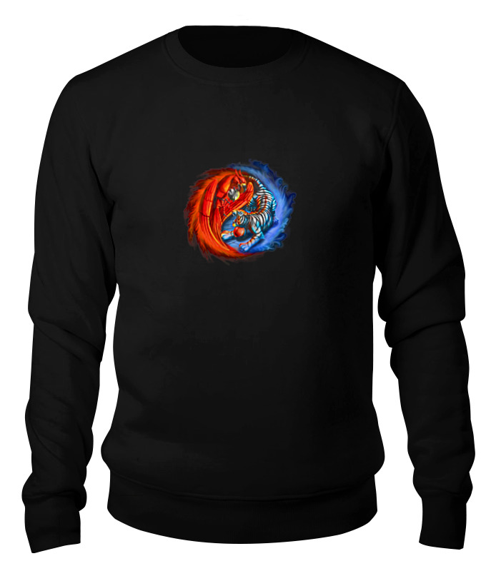 Printio Свитшот унисекс хлопковый Yin yang