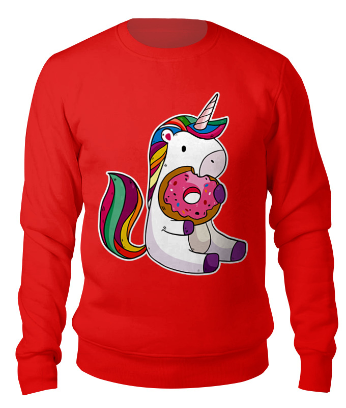 Printio Свитшот унисекс хлопковый Unicorn