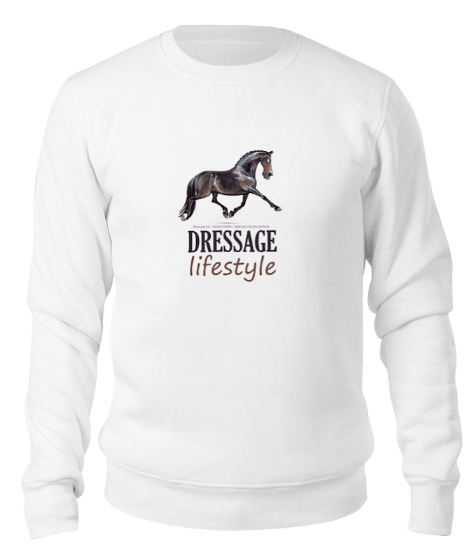 Printio Свитшот унисекс хлопковый Dressage lifestyle набор игровой schleich школа верховой езды с всадниками и лошадьми