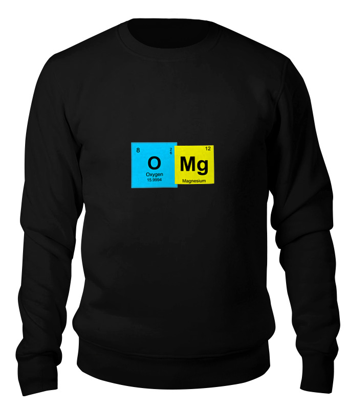 Printio Свитшот унисекс хлопковый Omg!