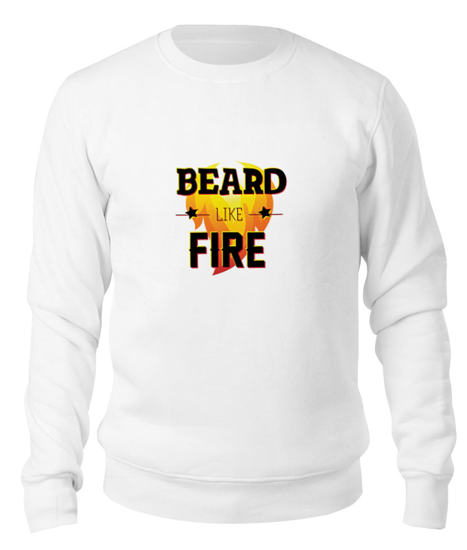 Printio Свитшот унисекс хлопковый Beard like fire printio футболка классическая beard like fire