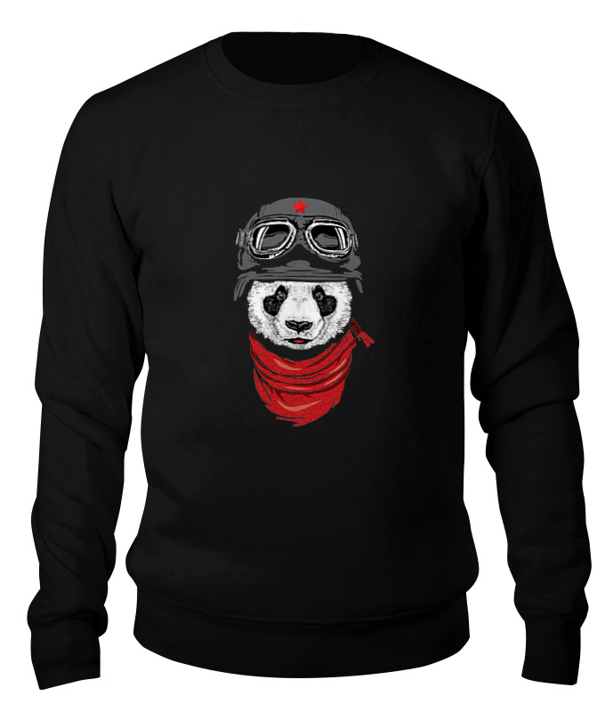 Printio Свитшот унисекс хлопковый Soviet panda