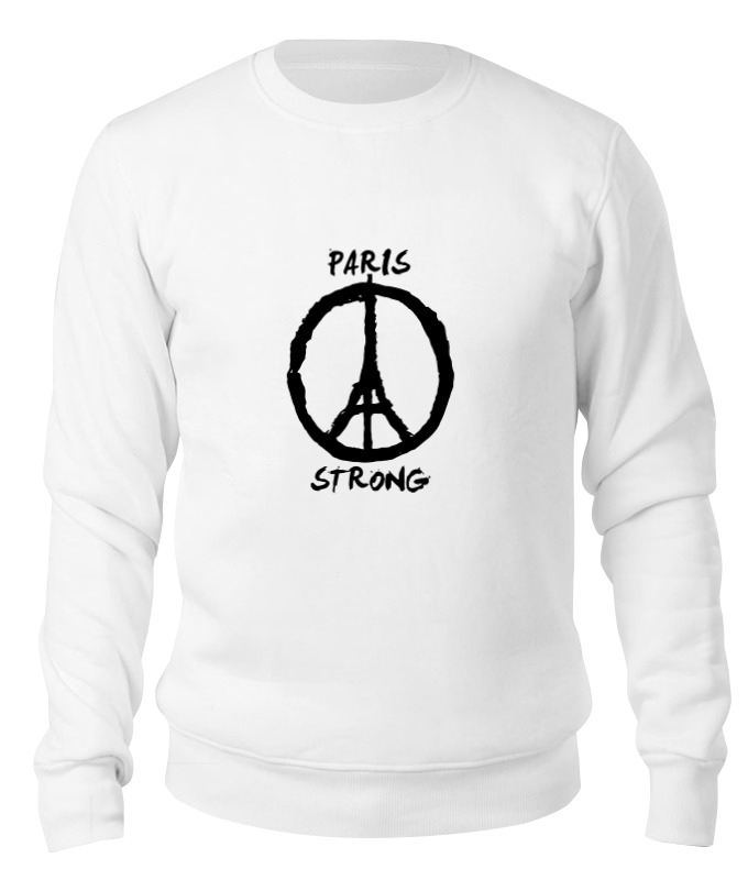 Printio Свитшот унисекс хлопковый Париж сильный (мир парижу) printio футболка классическая париж сильный мир парижу