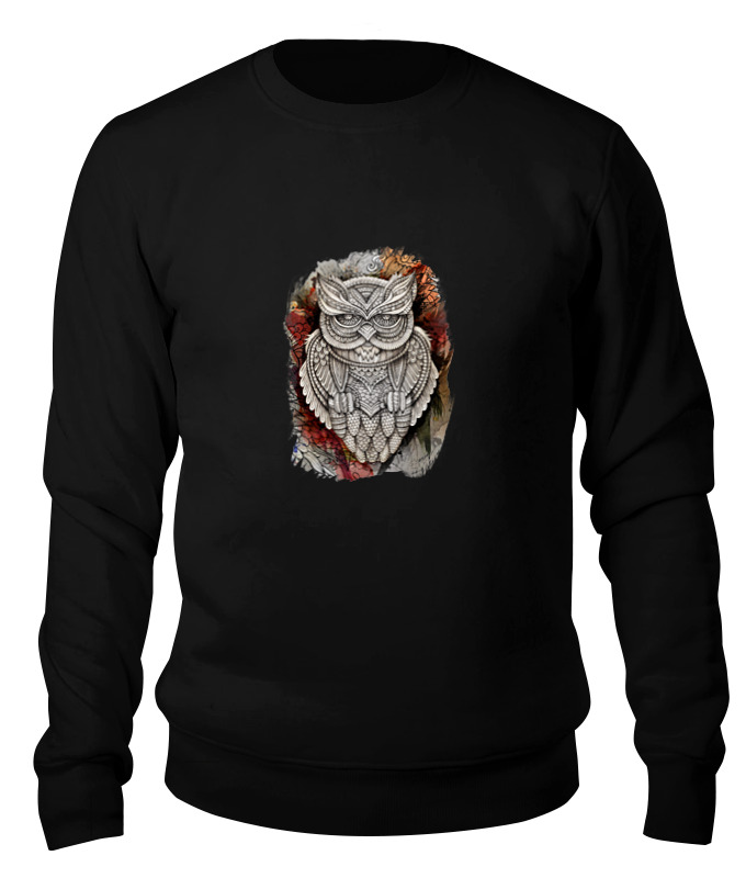 цена Printio Свитшот унисекс хлопковый Doodle owl