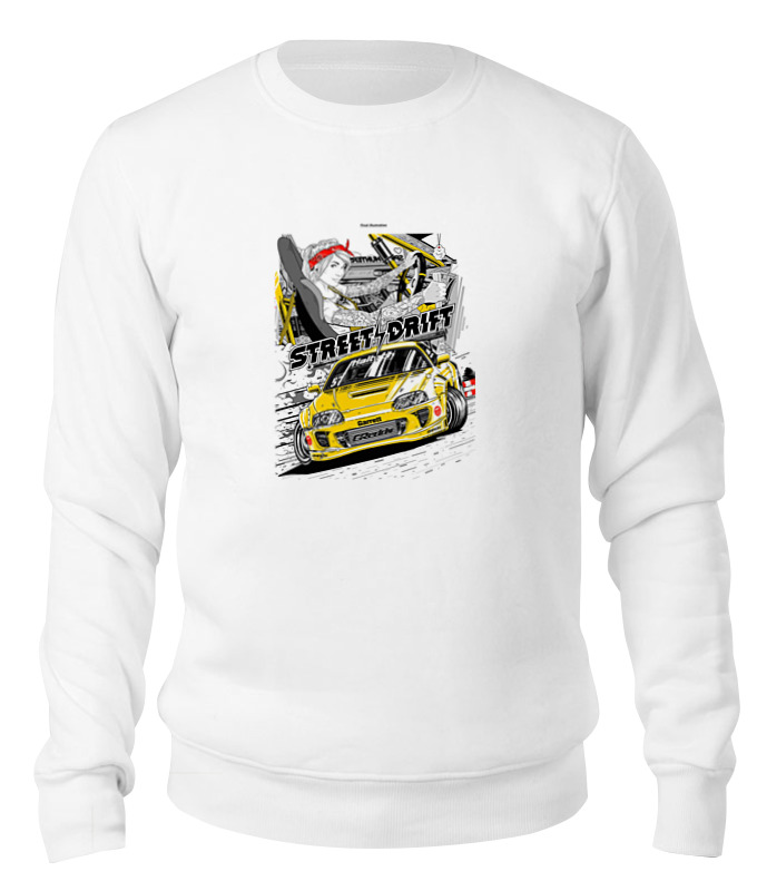 Printio Свитшот унисекс хлопковый Jdm - дрифт