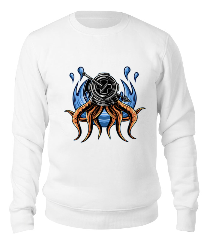 Printio Свитшот унисекс хлопковый Осьминог printio свитшот унисекс хлопковый octopus осьминог