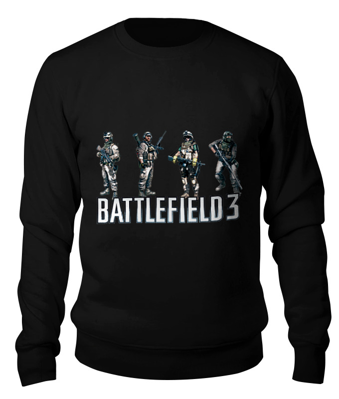 Printio Свитшот унисекс хлопковый Battlefield 3 цена и фото