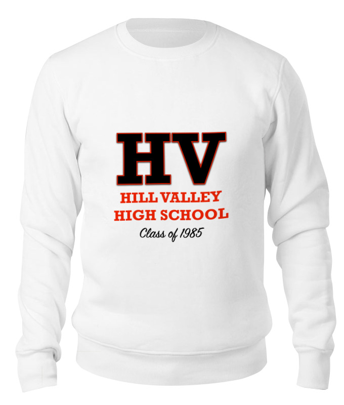 Printio Свитшот унисекс хлопковый Hill valley high school'85 printio футболка wearcraft premium hill valley high school 85