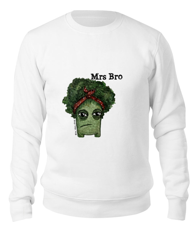 Printio Свитшот унисекс хлопковый Тётушка - mrs bro (@its_idea_shop) printio футболка классическая тётушка mrs bro its idea shop