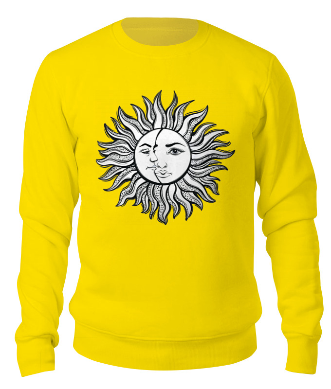 Printio Свитшот унисекс хлопковый Солнцелуна